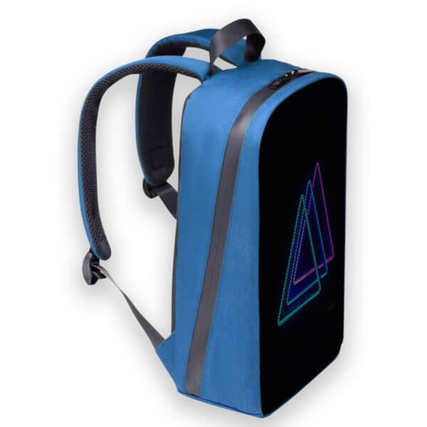LED рюкзак с пиксельным экраном, синий (3 поколение)